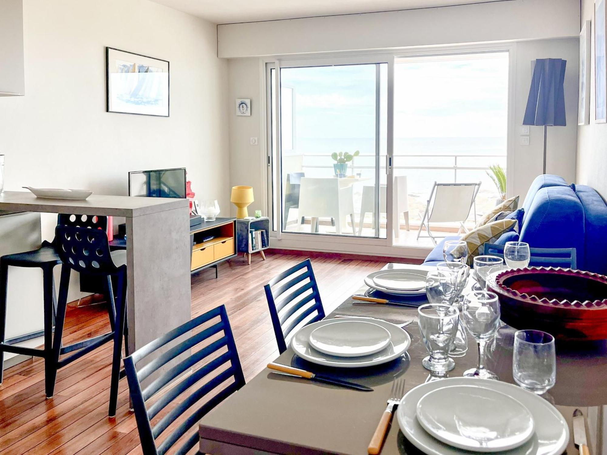 Appartement Les Pieds Dans Leau Acces Direct Sur La Cote Sauvage - 2 Pers Les Sables-dʼOlonne Esterno foto